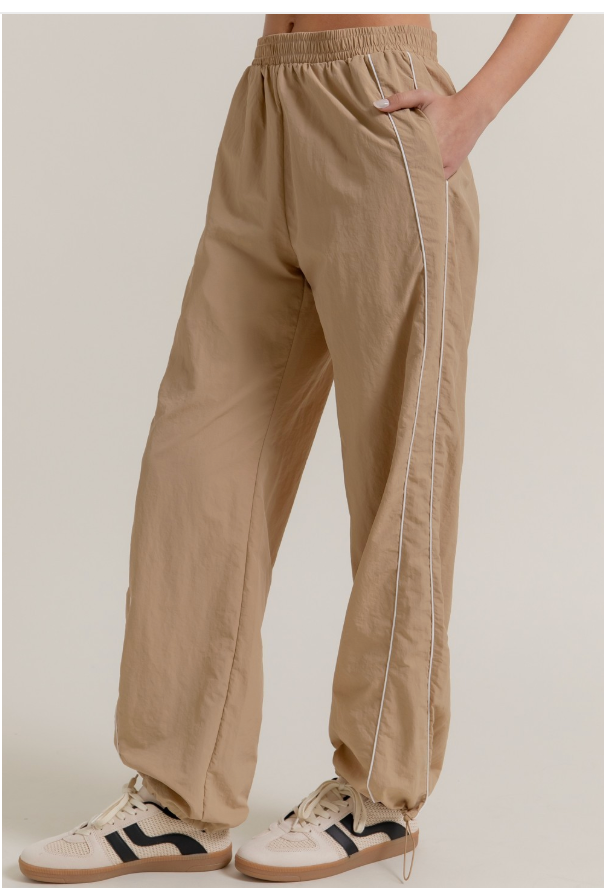 Khaki Track Pants