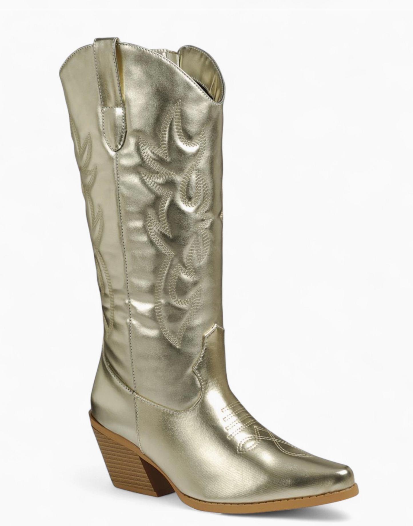 Gold Cowboy Boot