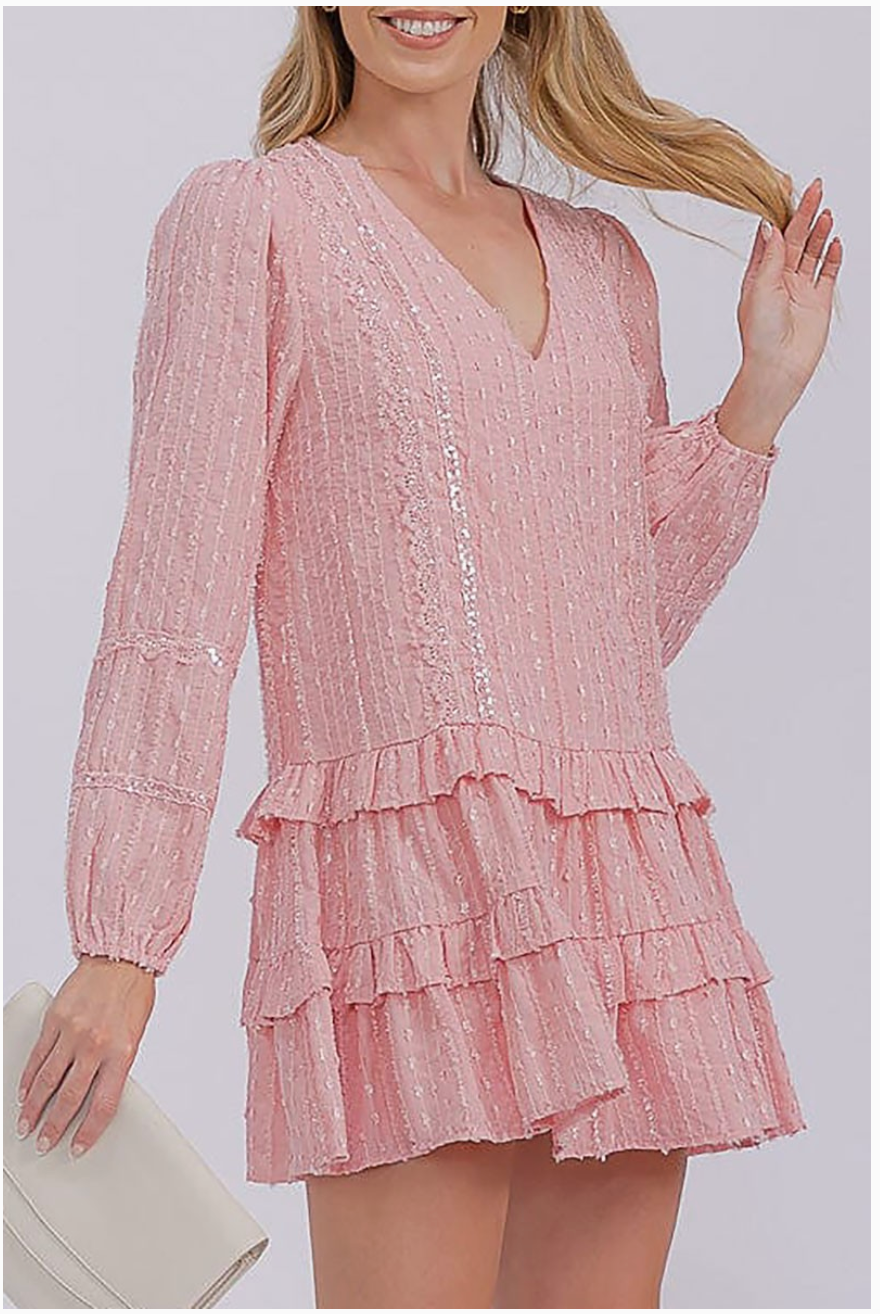 Rose Ruffle Dress