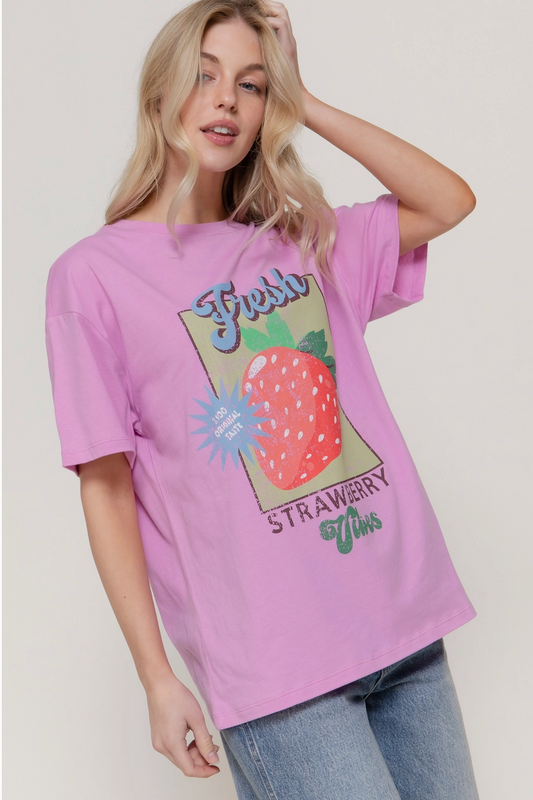 Pink Strawberry T-Shirt